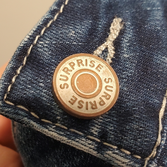 ☆3/35$ | NWOT Blue Distressed High-Rise Stretch Jeans in Size XXL - Picture 5 of 7